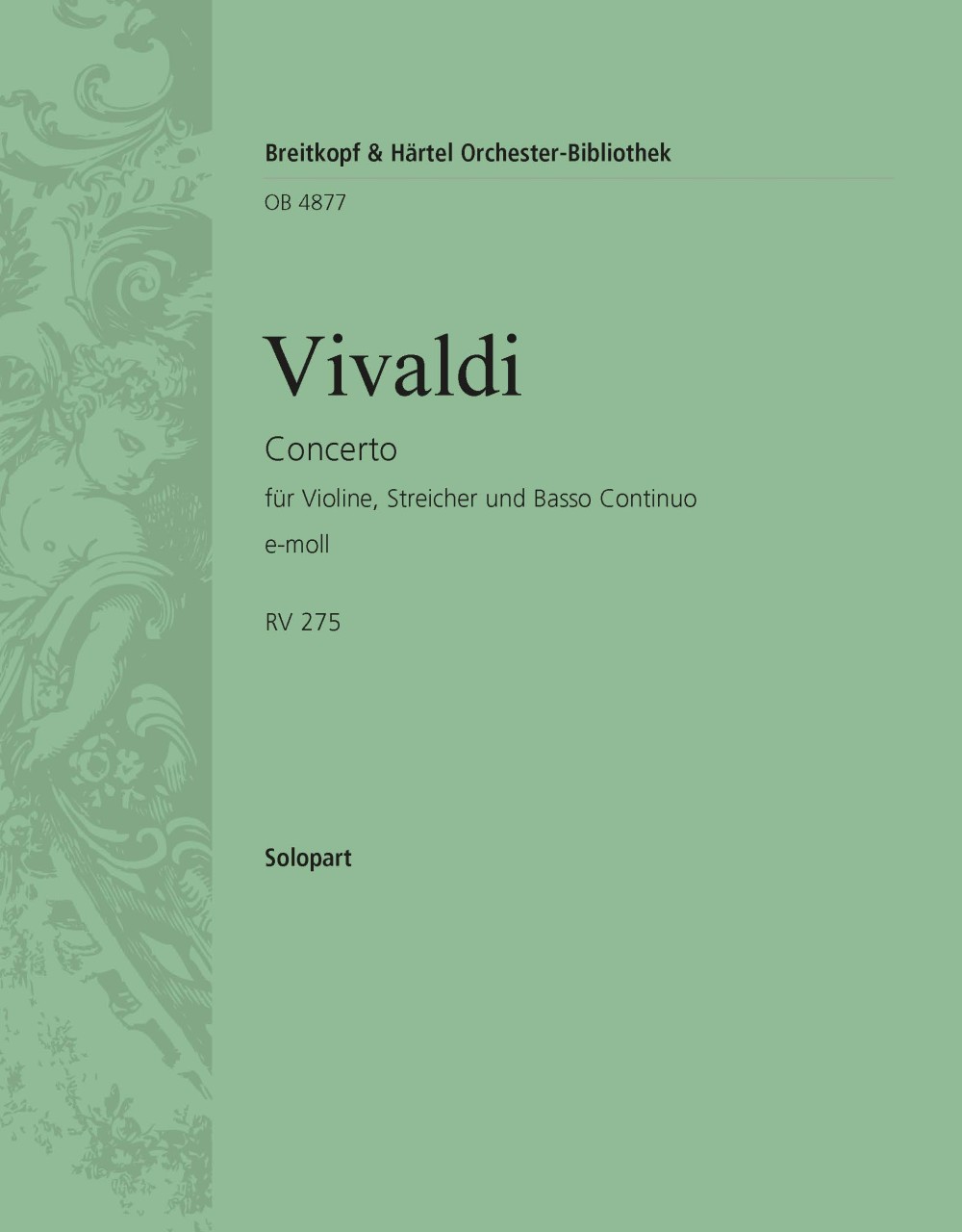 Vorderes Coverbild Concerto e-moll RV 275