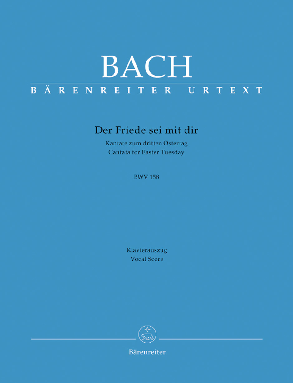 Vorderes Coverbild Der Friede sei mit dir BWV 158