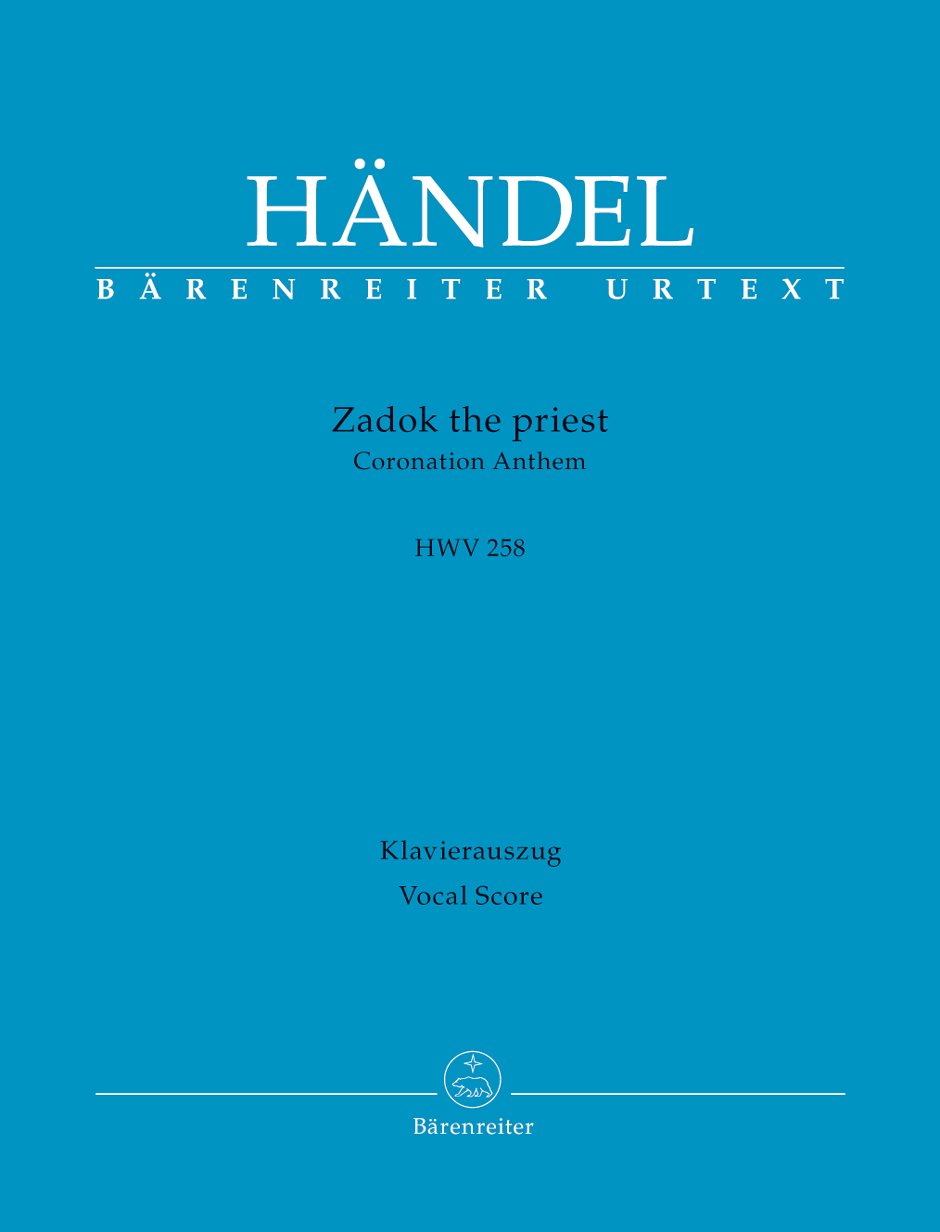 Vorderes Coverbild Zadok the priest HWV 258