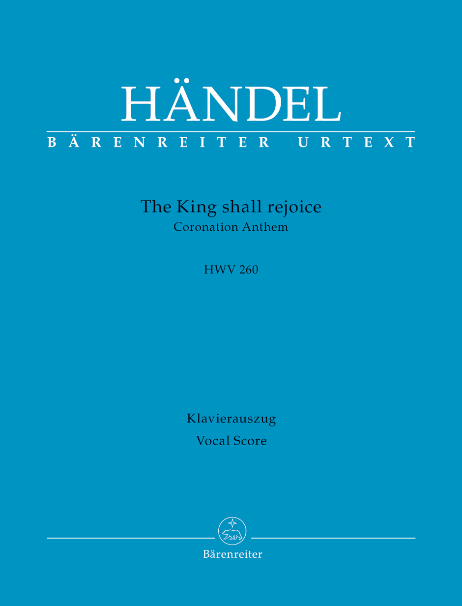 Vorderes Coverbild The King shall rejoice HWV 260