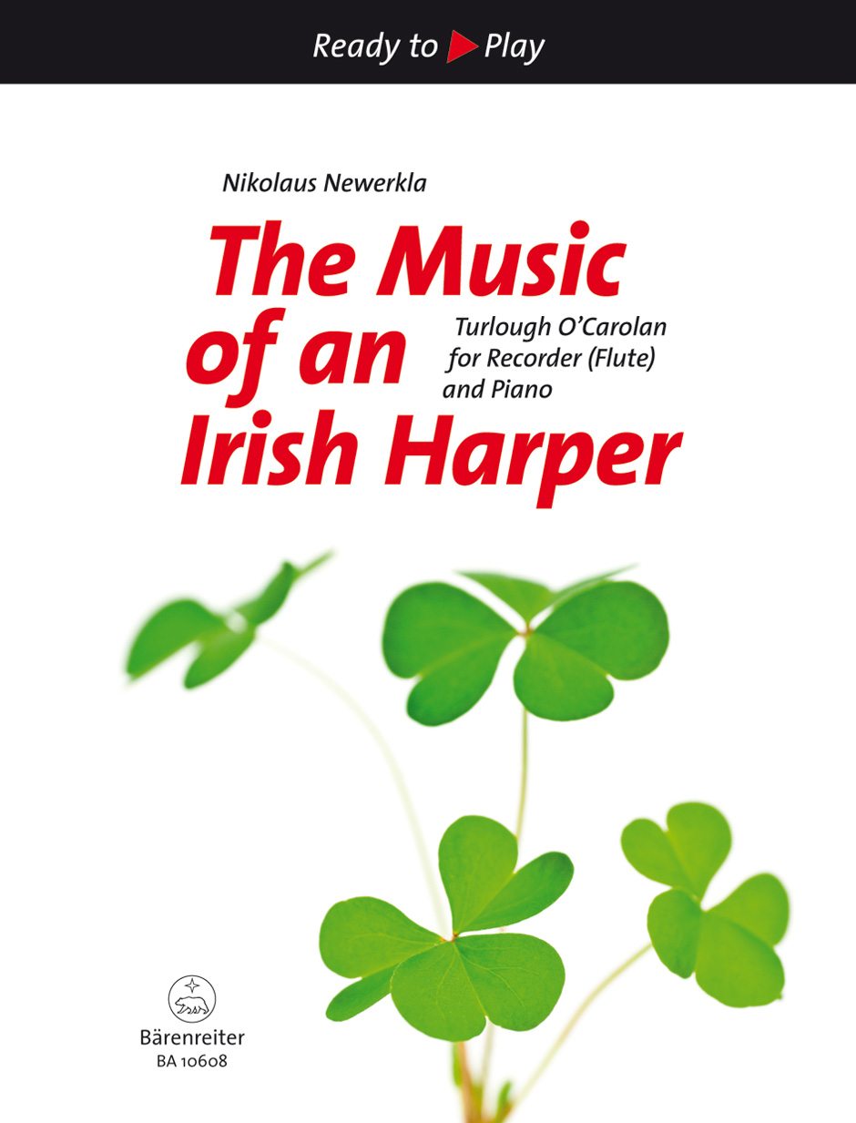 Vorderes Coverbild The Music of an Irish Harper für Blockflöte (Flöte) und Klavier (zweite Stimme ad lib.)