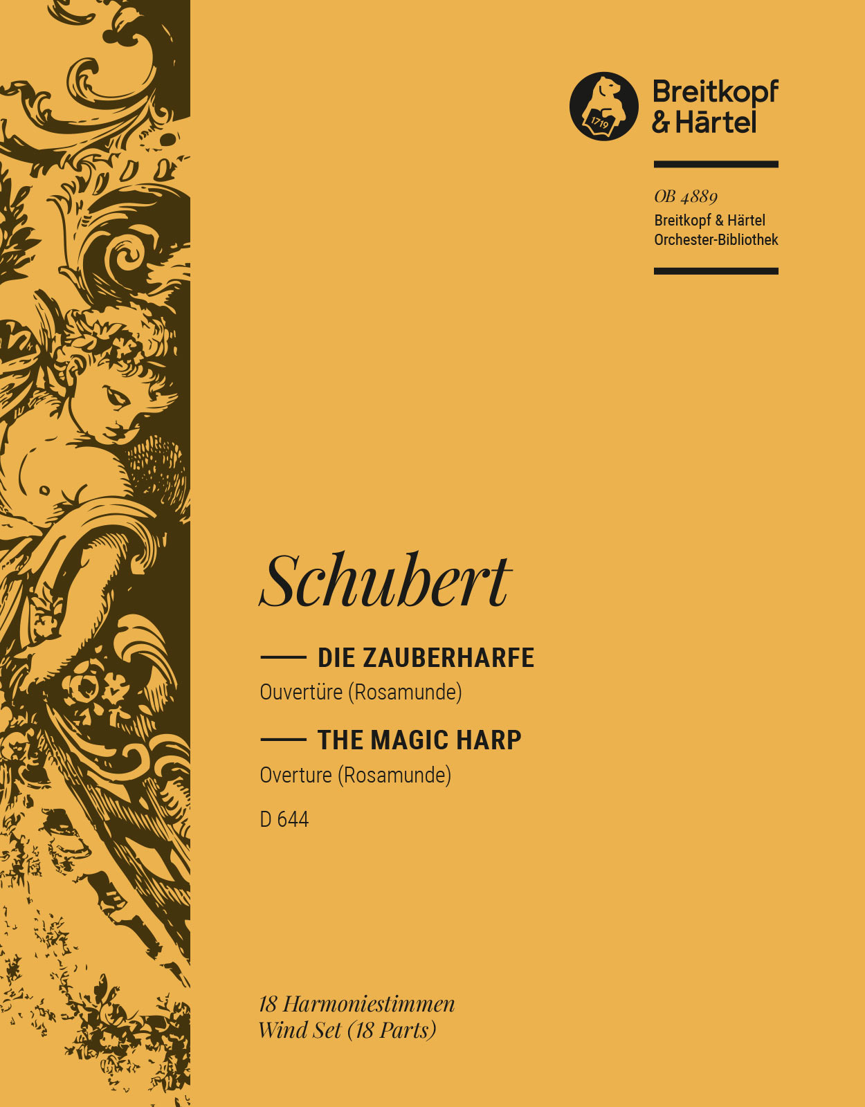 Vorderes Coverbild Die Zauberharfe D 644