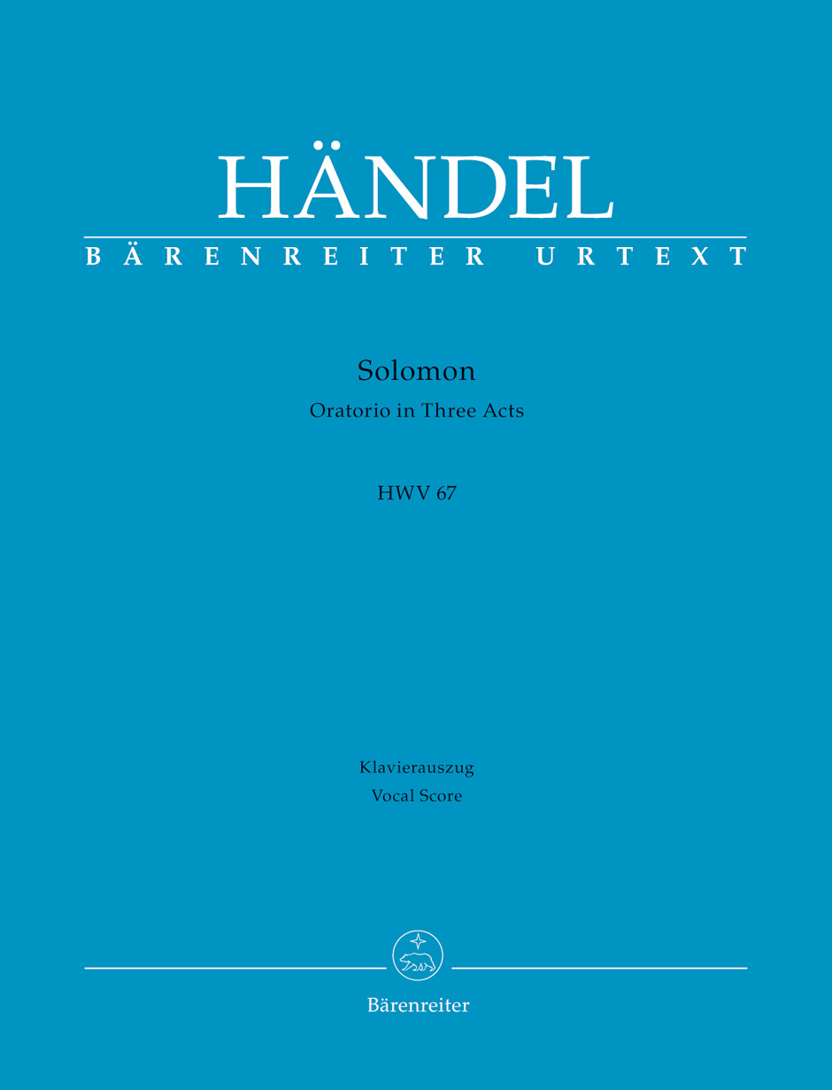 Vorderes Coverbild Solomon HWV 67