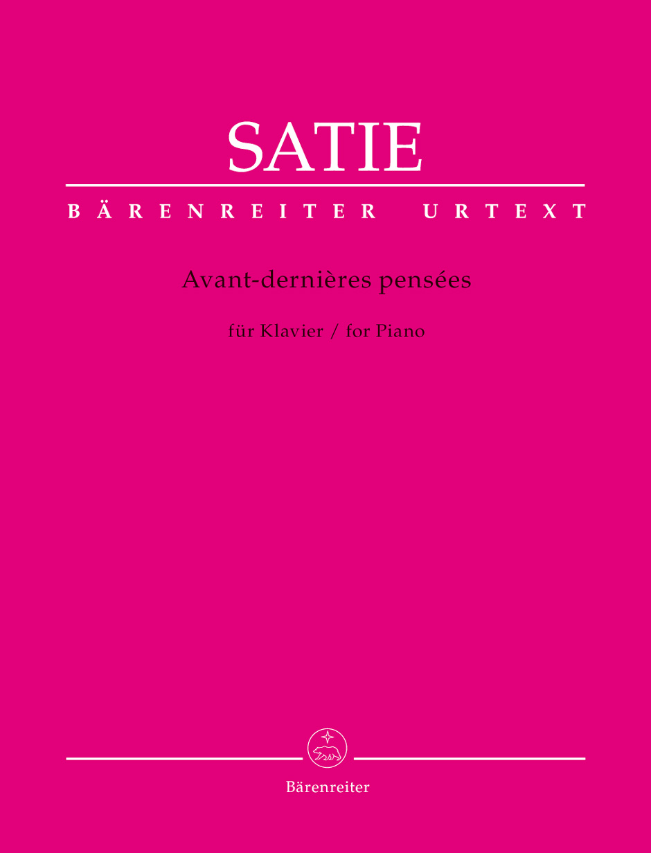 Vorderes Coverbild Avant-dernières pensées für Klavier
