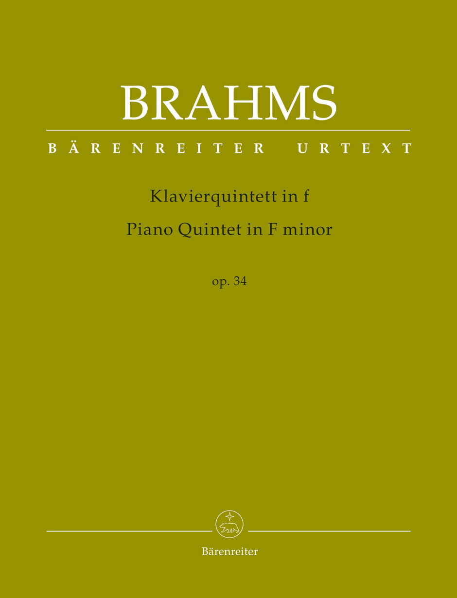 Vorderes Coverbild Klavierquintett f-Moll op. 34
