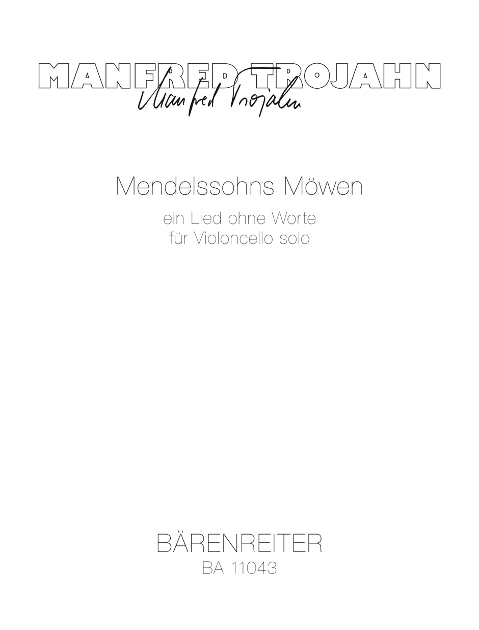 Vorderes Coverbild Mendelssohns Möwen (2012)
