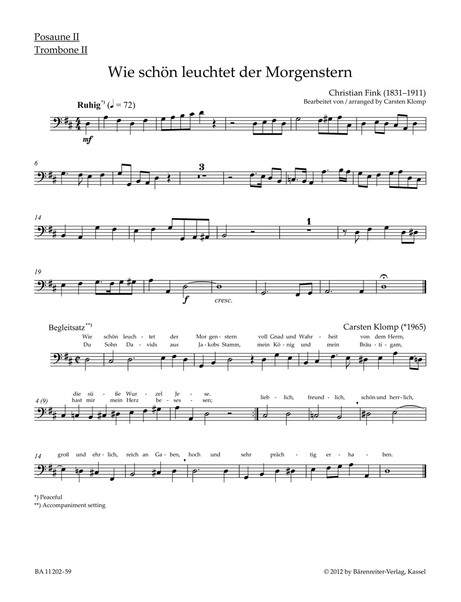Vorderes Coverbild organ plus brass, Band II: Fünf Choralvorspiele der Romantik