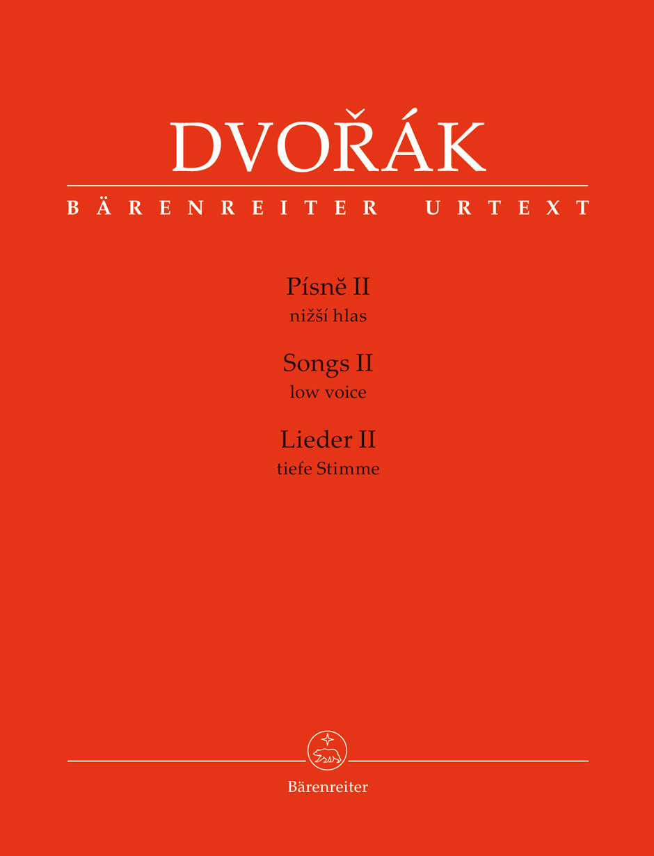 Vorderes Coverbild Lieder II für tiefe Stimme und Klavier
