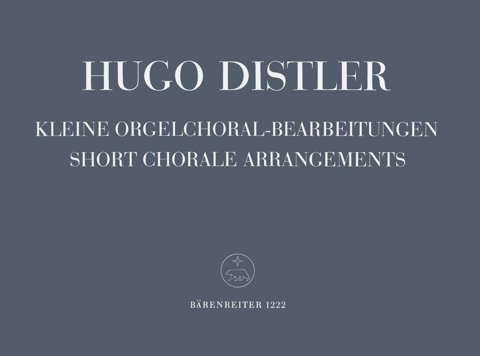 Vorderes Coverbild 7 kleine Orgelchoralbearbeitungen op. 8/3 (1938)