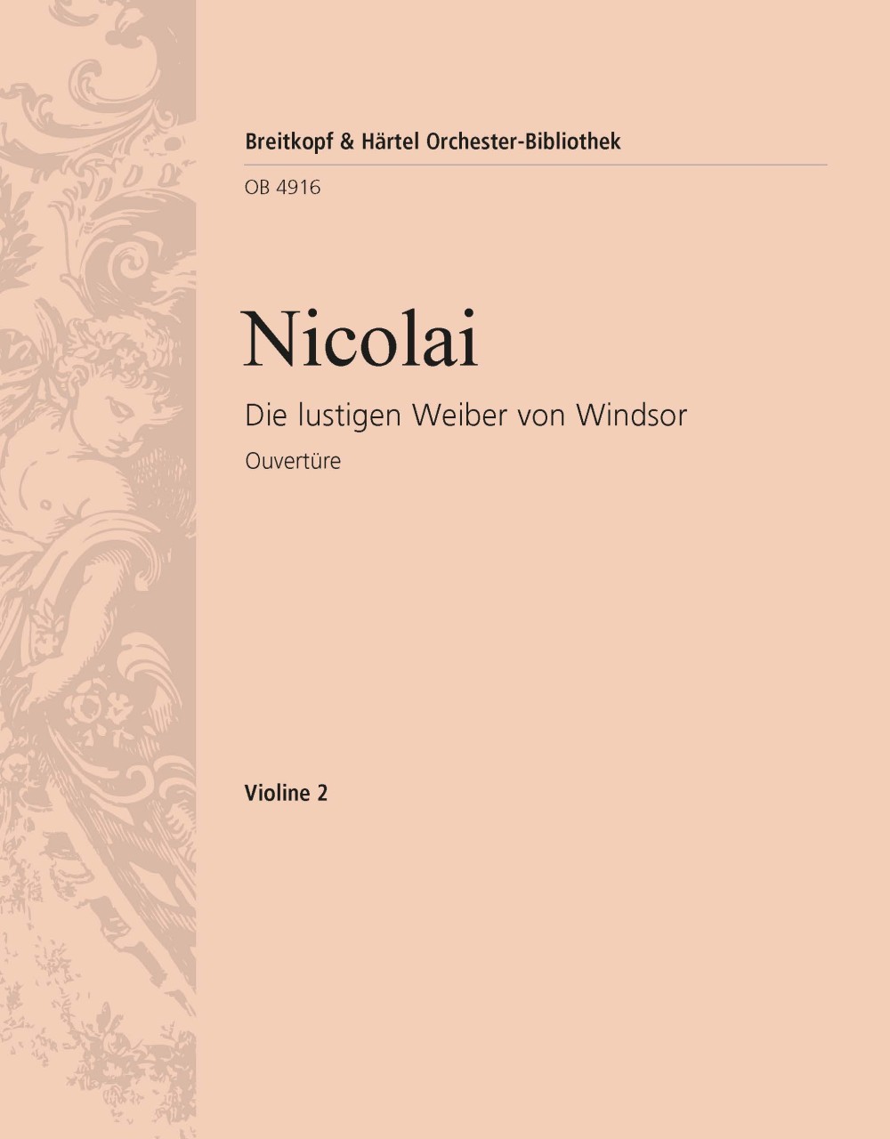 Vorderes Coverbild Die lustigen Weiber von Windsor. Ouvertüre