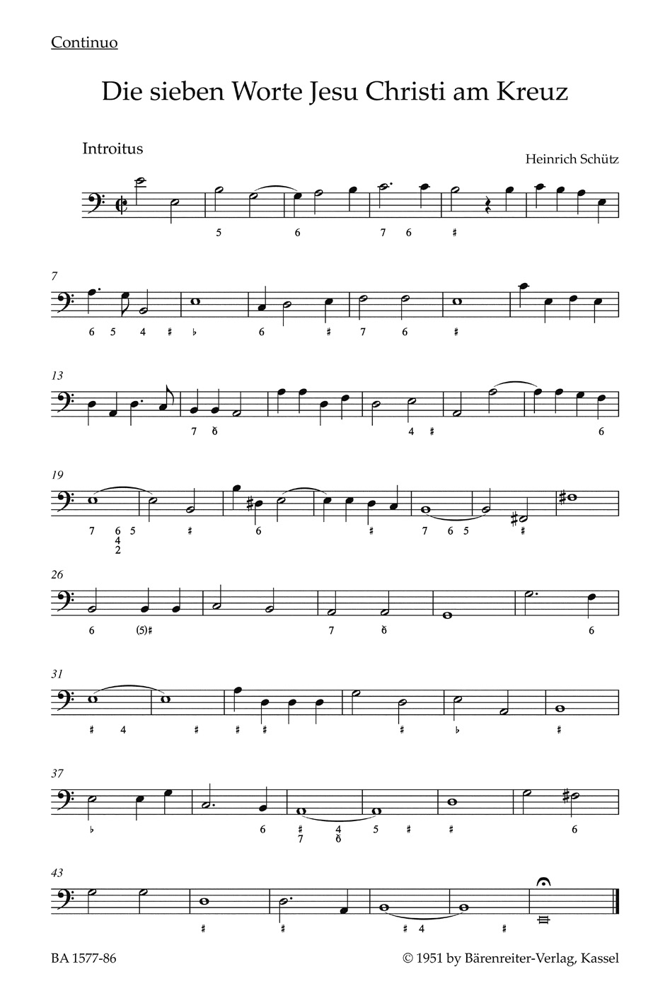 Anderes Coverbild Die Sieben Worte Jesu Christi am Kreuz für Einzelstimmen, fünfstimmigen Chor und Instrumente SWV 478