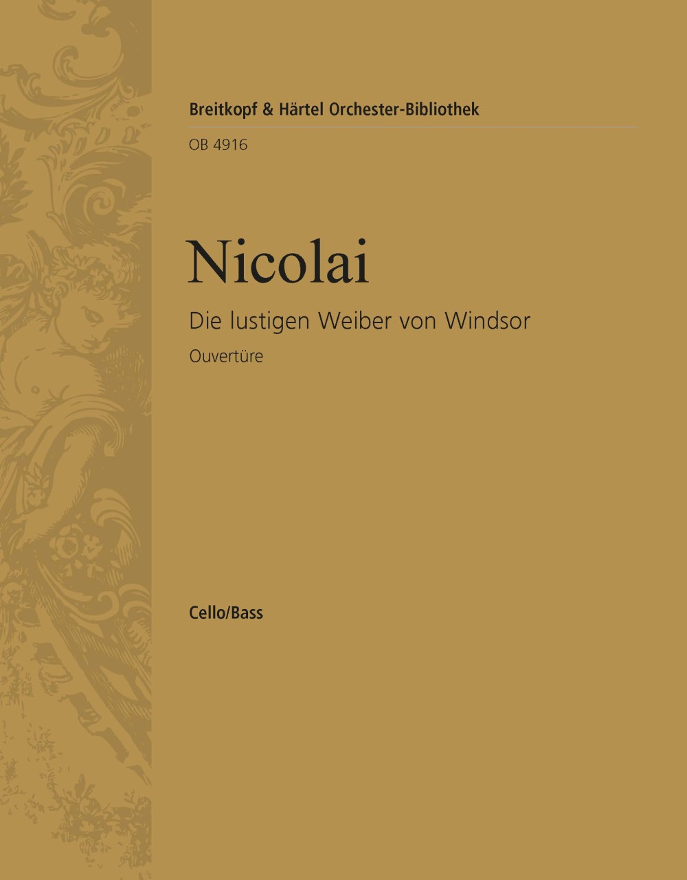 Vorderes Coverbild Die lustigen Weiber von Windsor. Ouvertüre