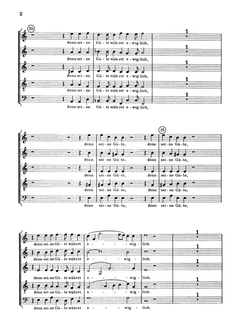 Anderes Coverbild "Danket dem Herren, denn er ist freundlich" für 2 Favoritchöre, Capellchor und Instrumente SWV 45
