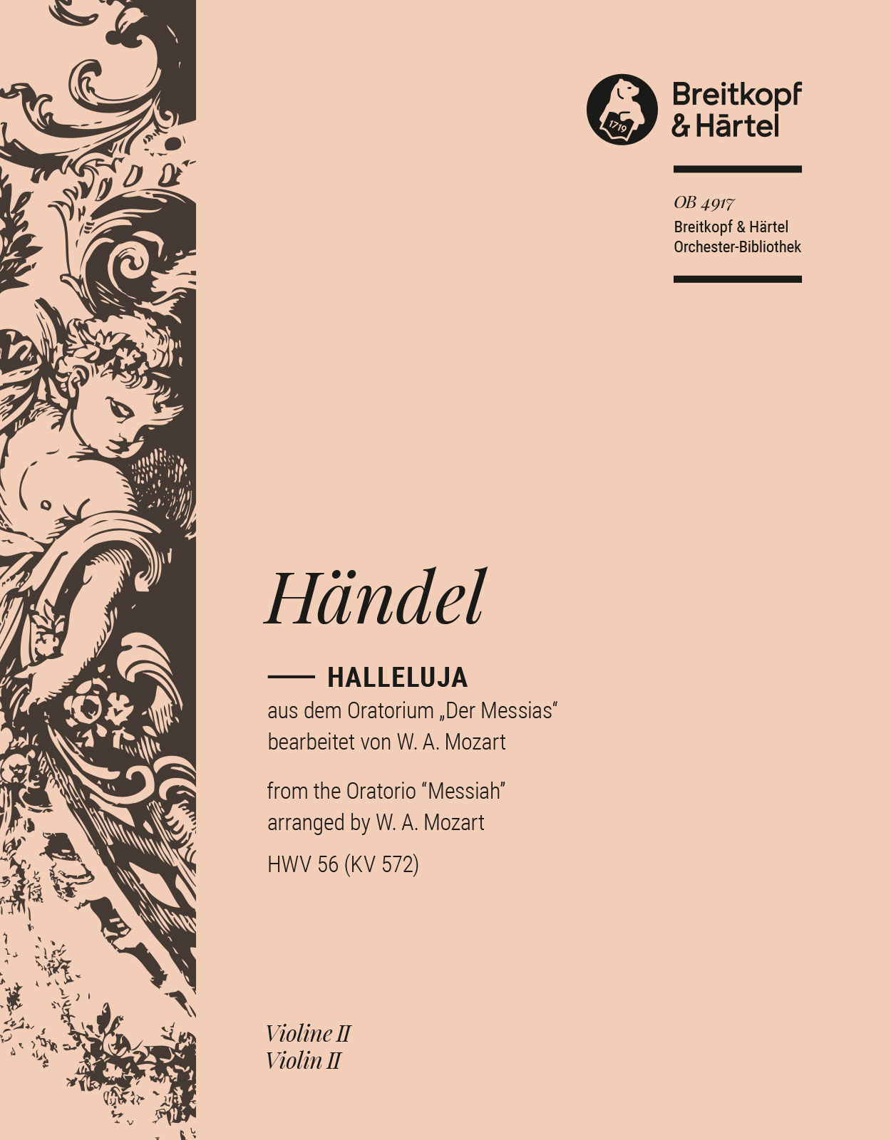 Vorderes Coverbild Halleluja aus „Der Messias HWV 56“ bearbeitet von W.A.Mozart (KV 572)