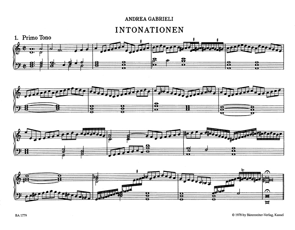 Anderes Coverbild Intonationen für Orgel oder Cembalo