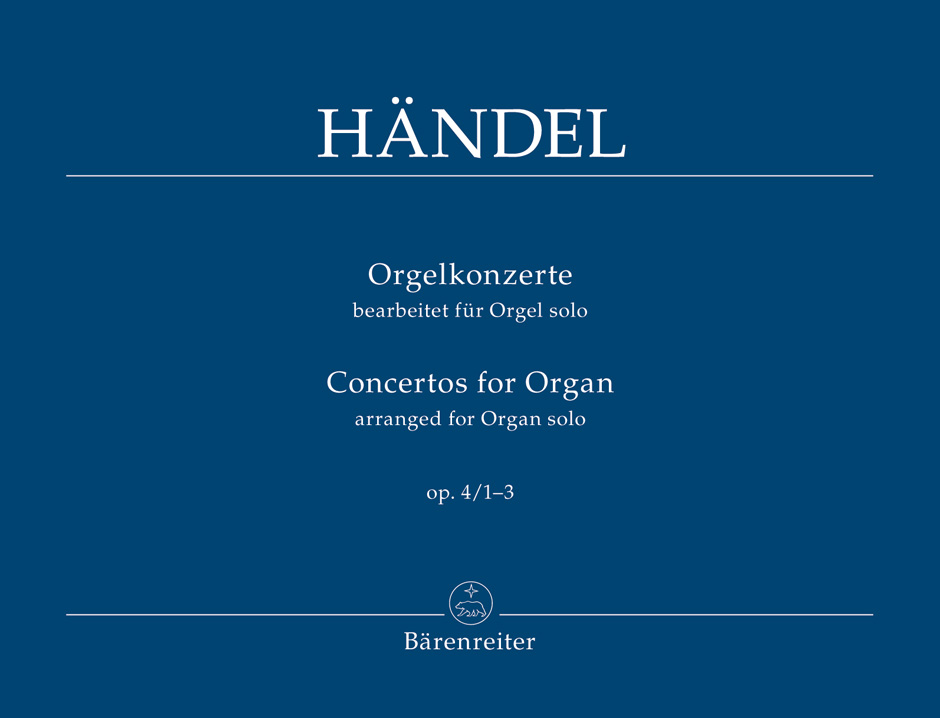 Vorderes Coverbild Orgelkonzerte I op. 4/1-3