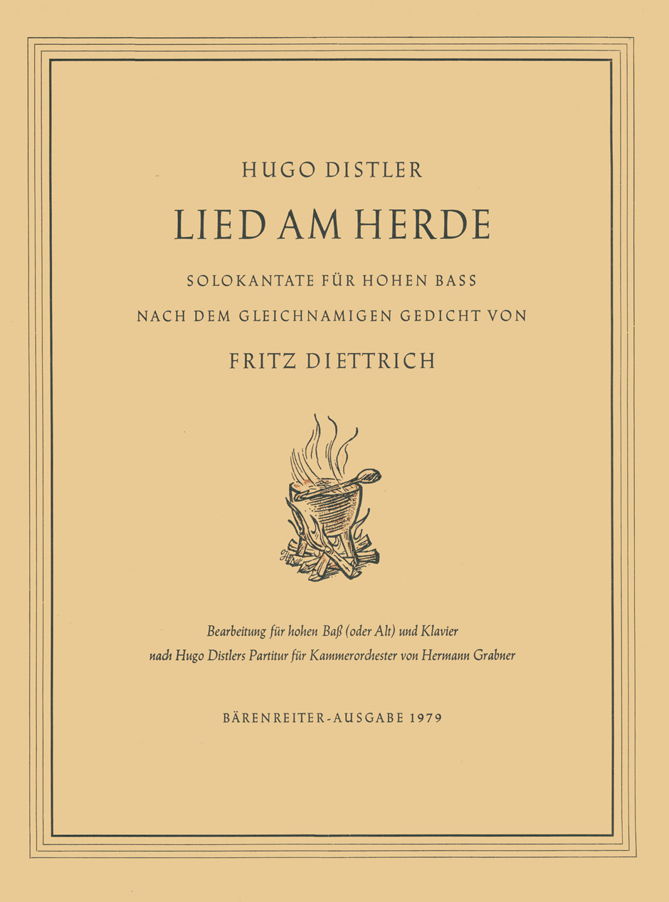 Vorderes Coverbild Lied am Herde op. 21/1 (1941)