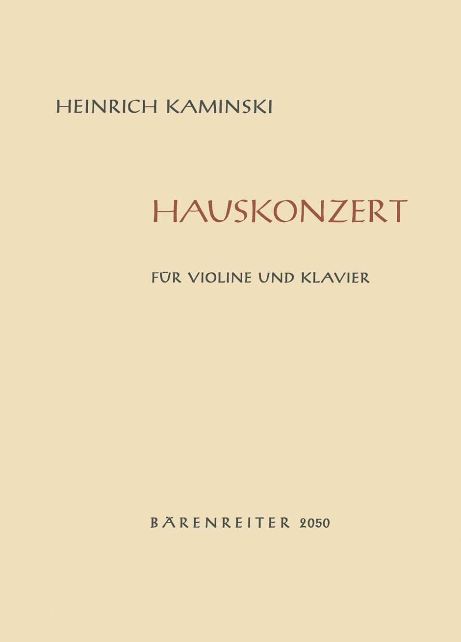 Anderes Coverbild Hauskonzert (1941)