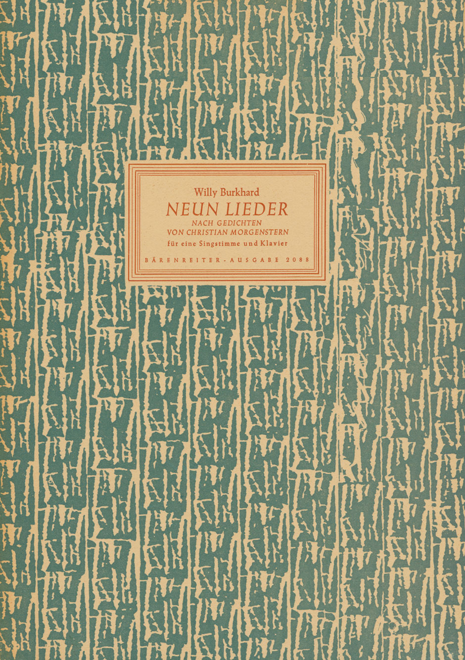 Vorderes Coverbild Neun Lieder op. 70 (1943/1944)