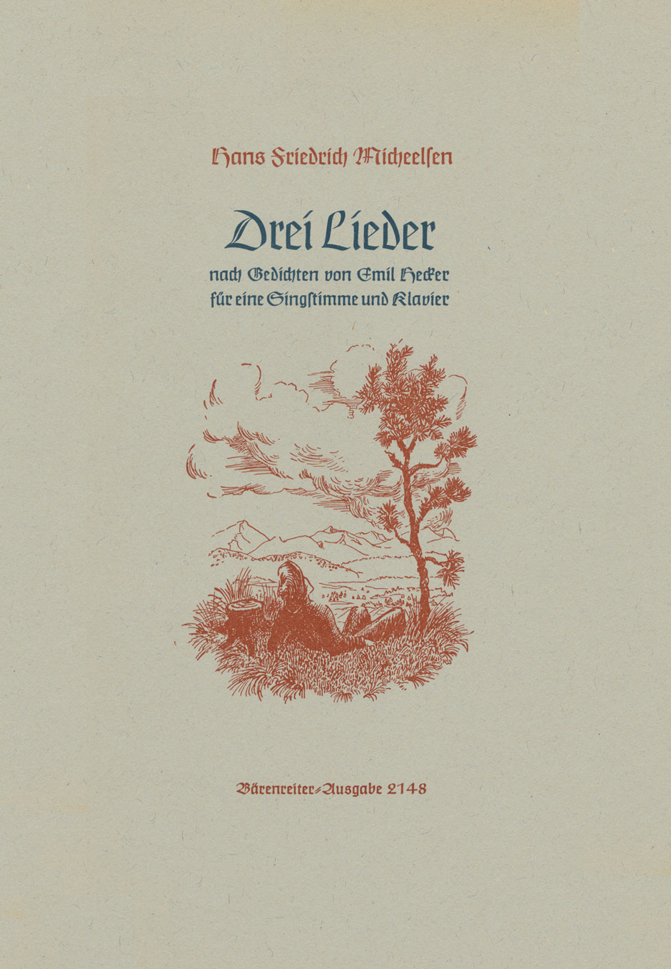 Vorderes Coverbild Drei Lieder (1948)