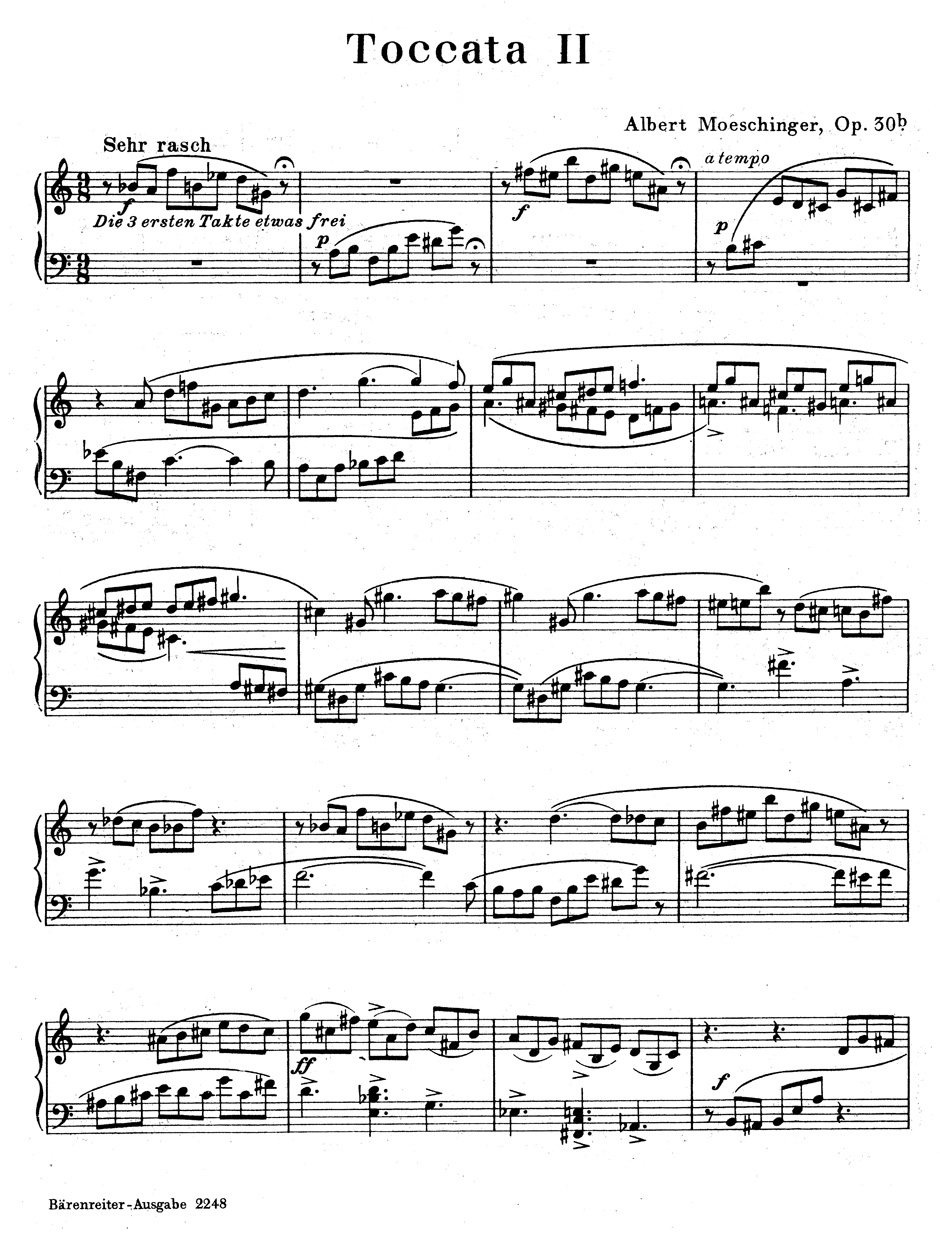 Anderes Coverbild Toccata Nr. 2 op. 30b (1948)