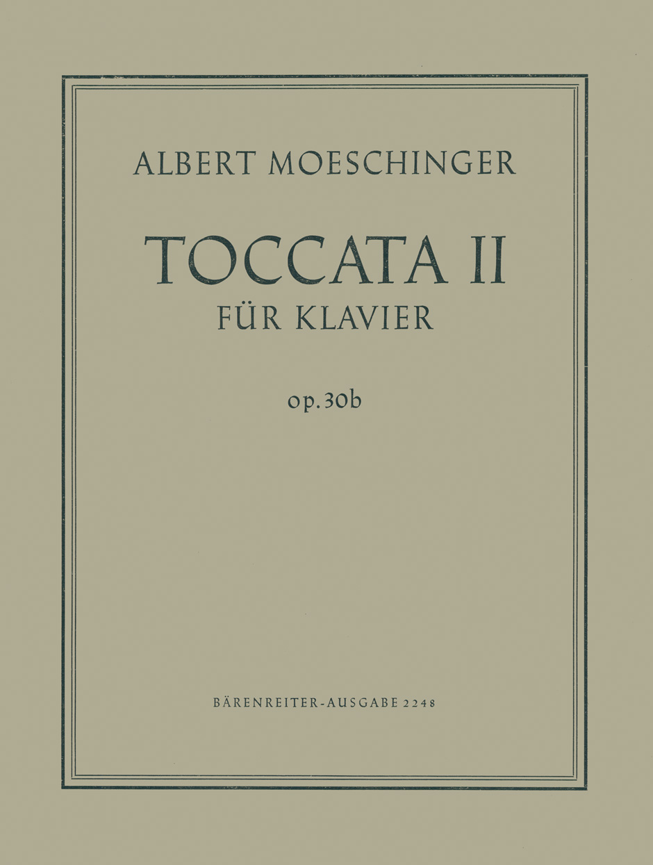 Vorderes Coverbild Toccata Nr. 2 op. 30b (1948)