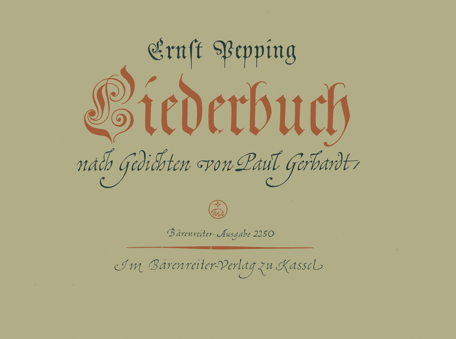 Vorderes Coverbild Liederbuch (1945/1946)