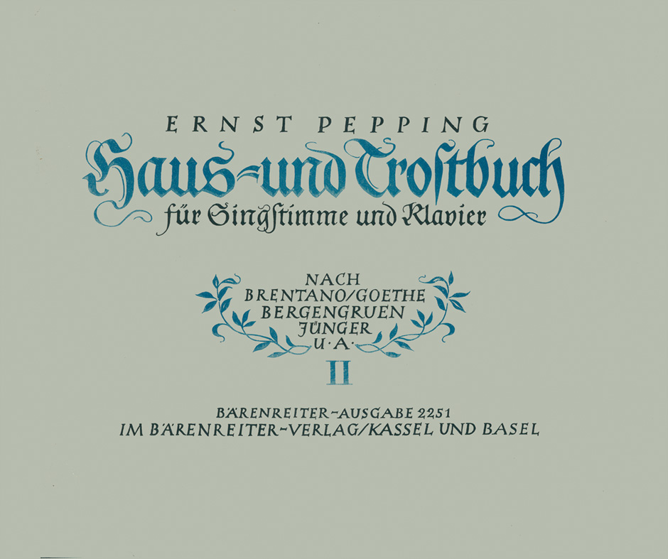 Vorderes Coverbild Haus- und Trostbuch, Heft 2 (1946)