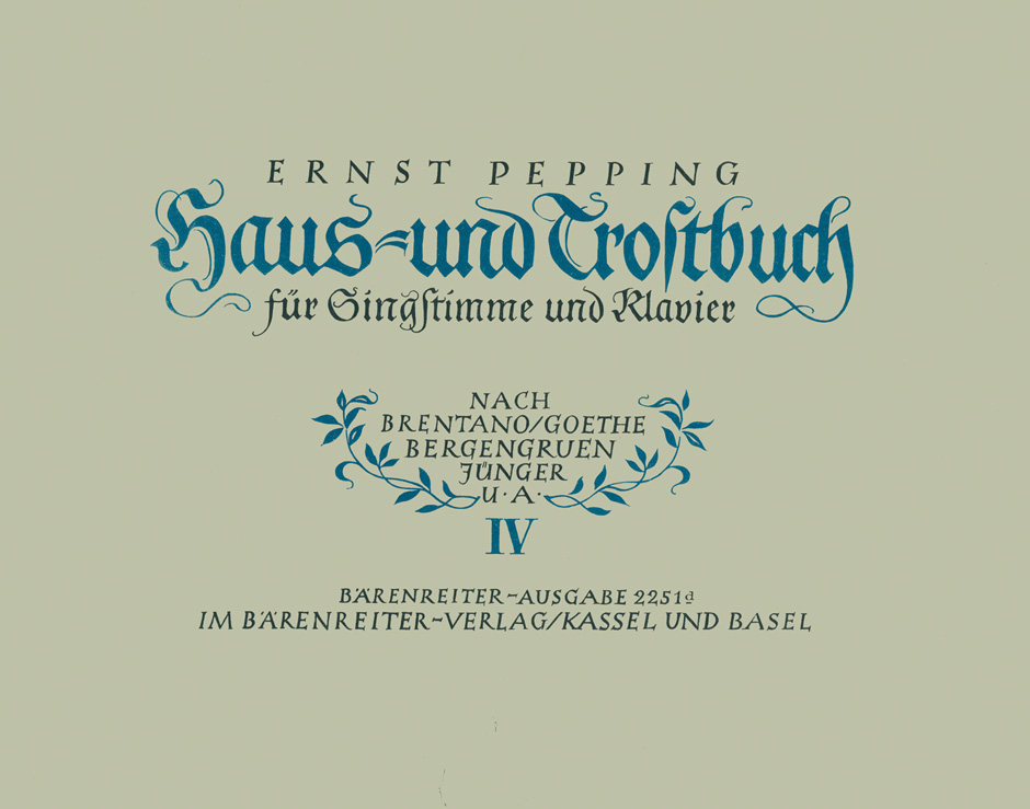 Vorderes Coverbild Haus- und Trostbuch, Heft 4 (1946)
