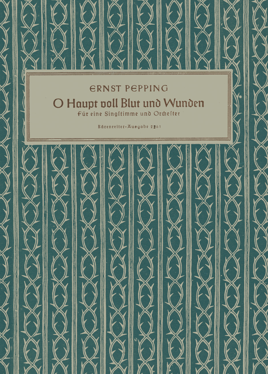 Vorderes Coverbild O Haupt voll Blut und Wunden (1946)
