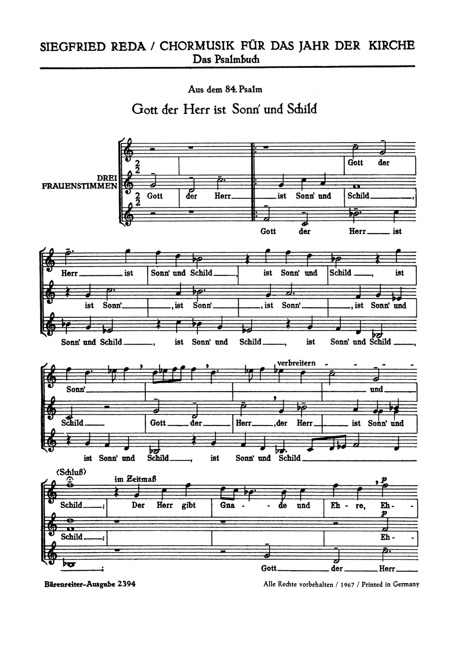 Anderes Coverbild Drei Psalmen für gemischten Chor