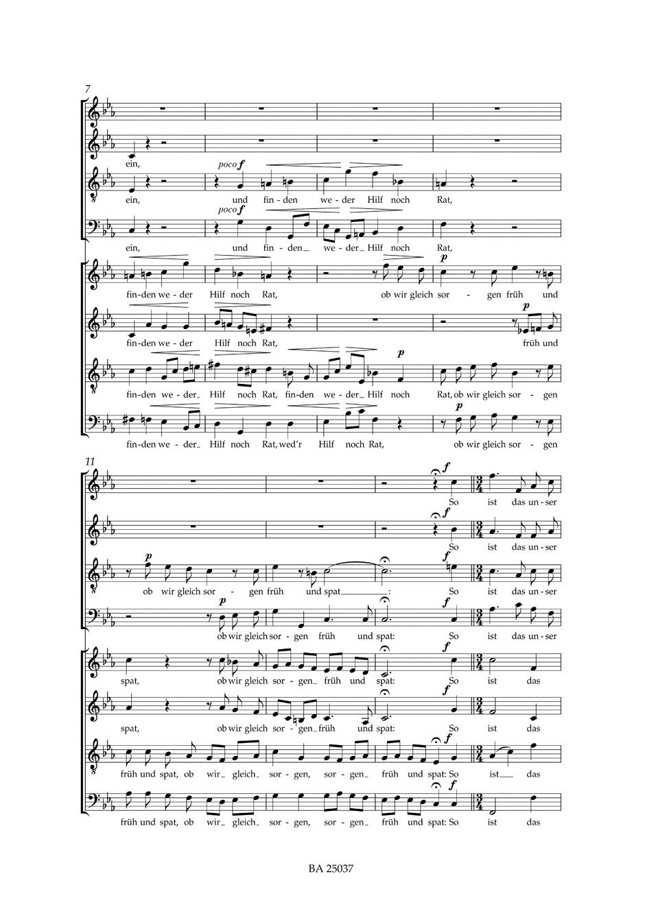 Anderes Coverbild Wenn wir in höchsten Nöten sein op. 110,3