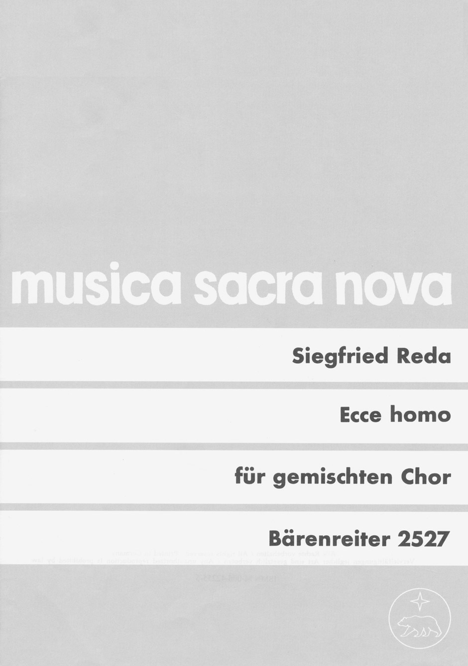 Vorderes Coverbild Ecce homo