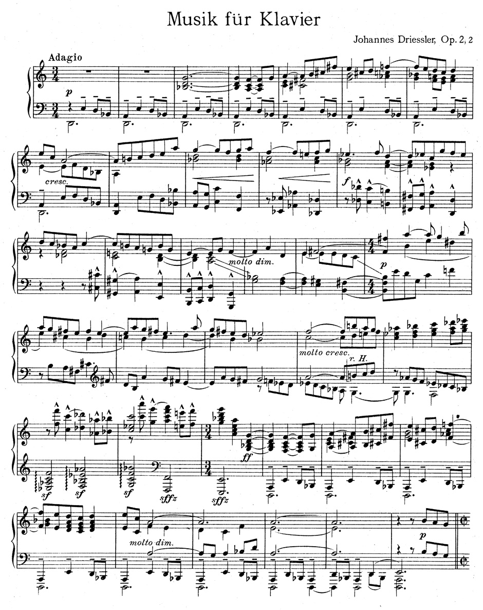 Anderes Coverbild Musik für Klavier op. 2/2 (1948)