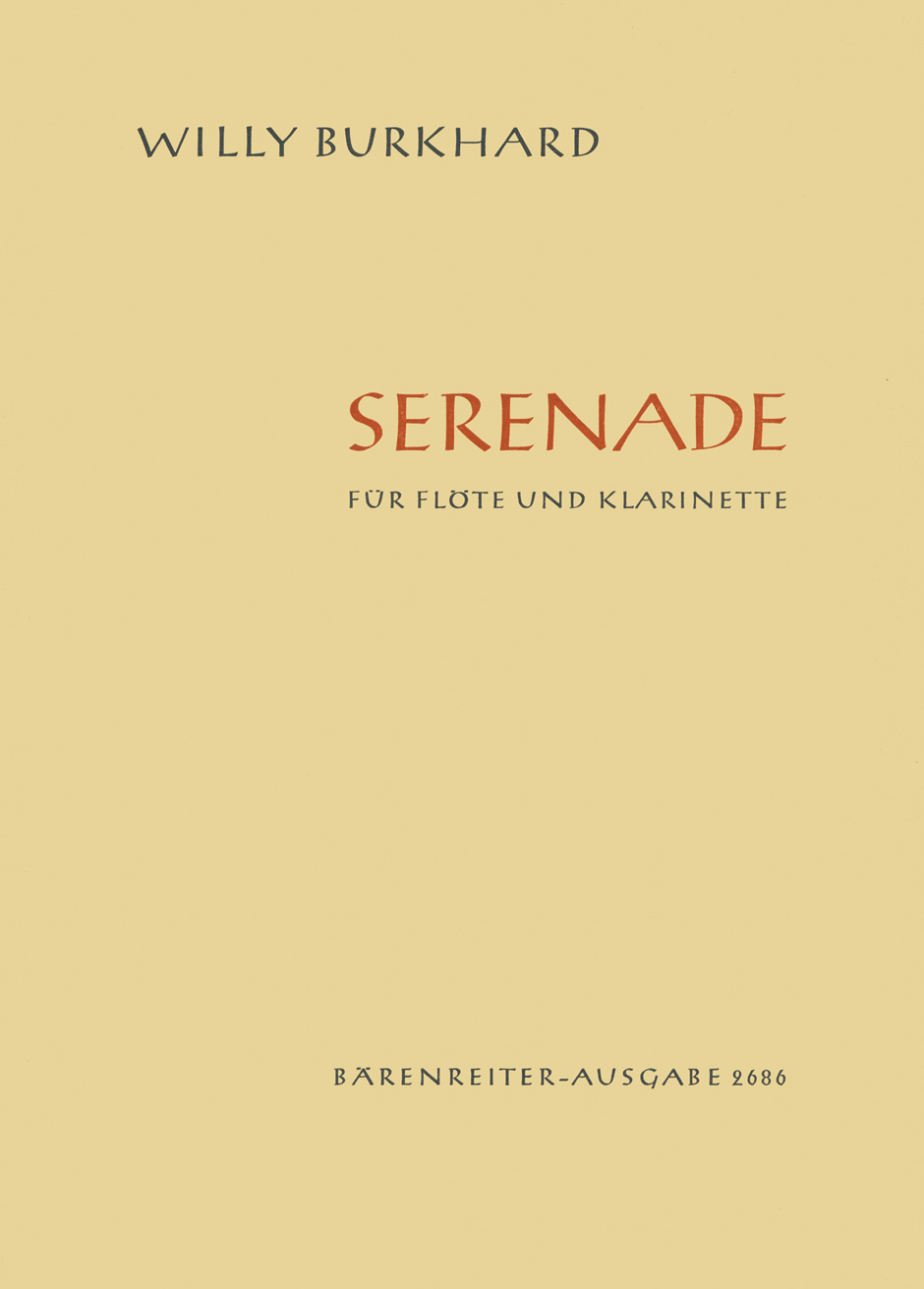 Vorderes Coverbild Serenade für Flöte und Klarinette B-Dur op. 92 (1953)