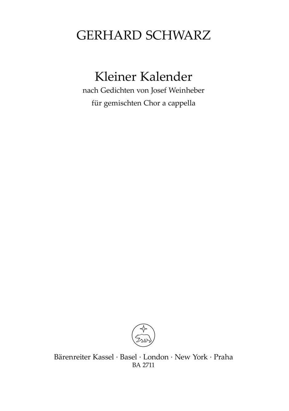 Vorderes Coverbild Kleiner Kalender (1938)