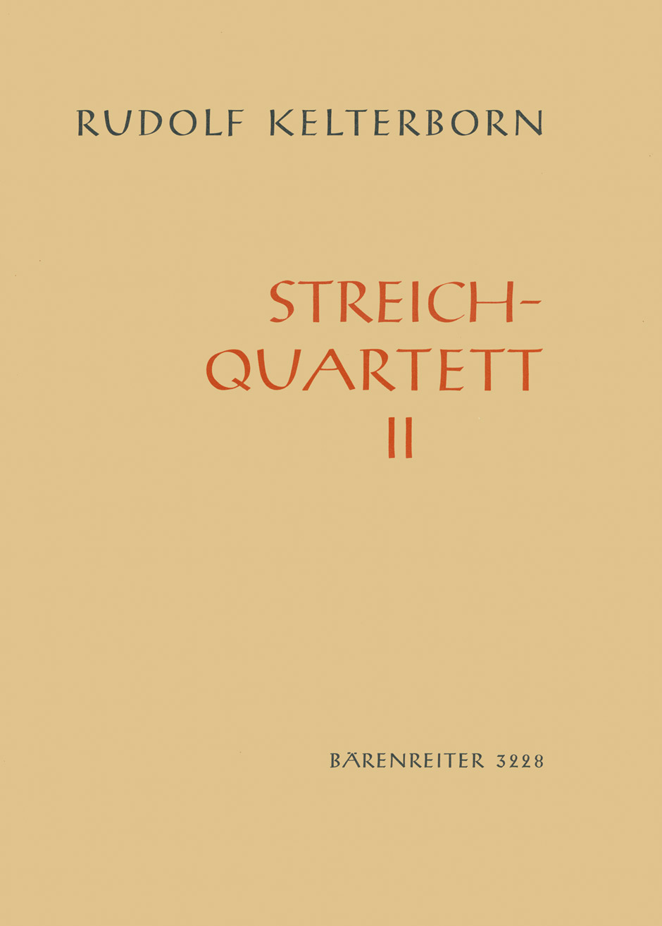 Vorderes Coverbild Streichquartett Nr. 2 (1956)