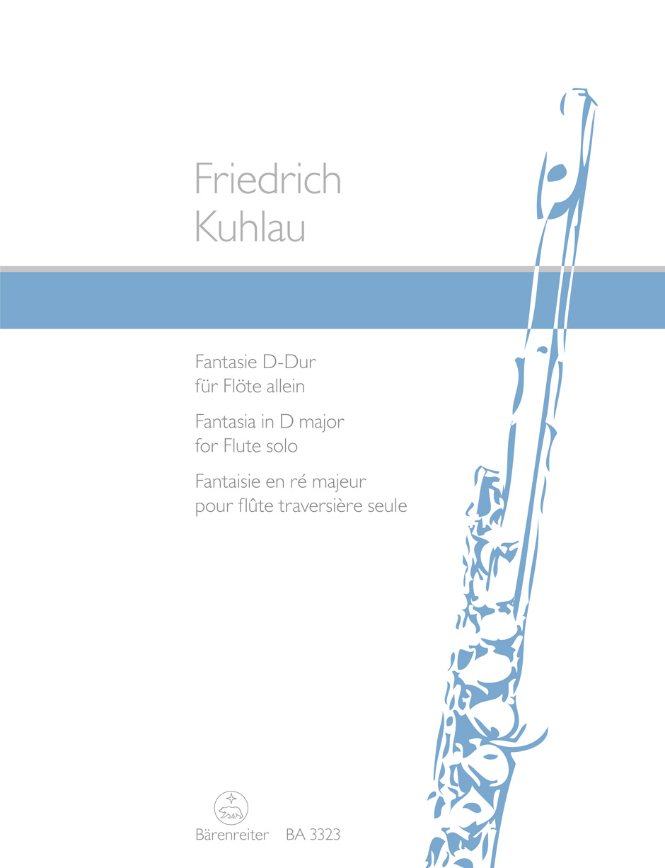 Vorderes Coverbild Fantasie für Flöte allein D-Dur