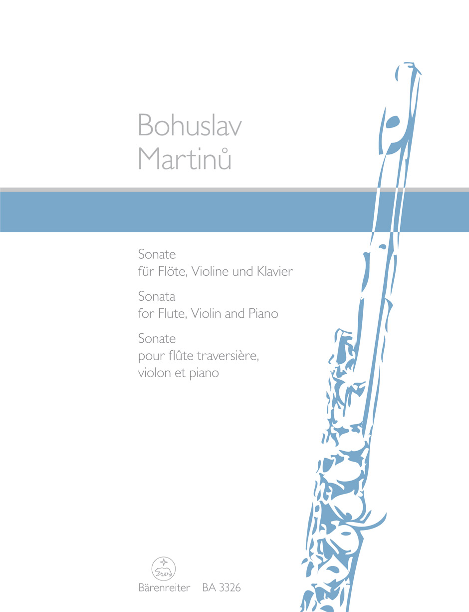 Vorderes Coverbild Sonate für Flöte, Violine und Klavier