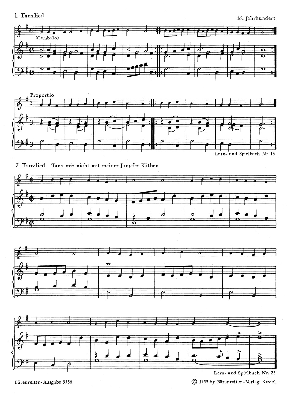 Anderes Coverbild Spielbuch für ein Melodieinstrument und Klavier (Cembalo), Band 1
