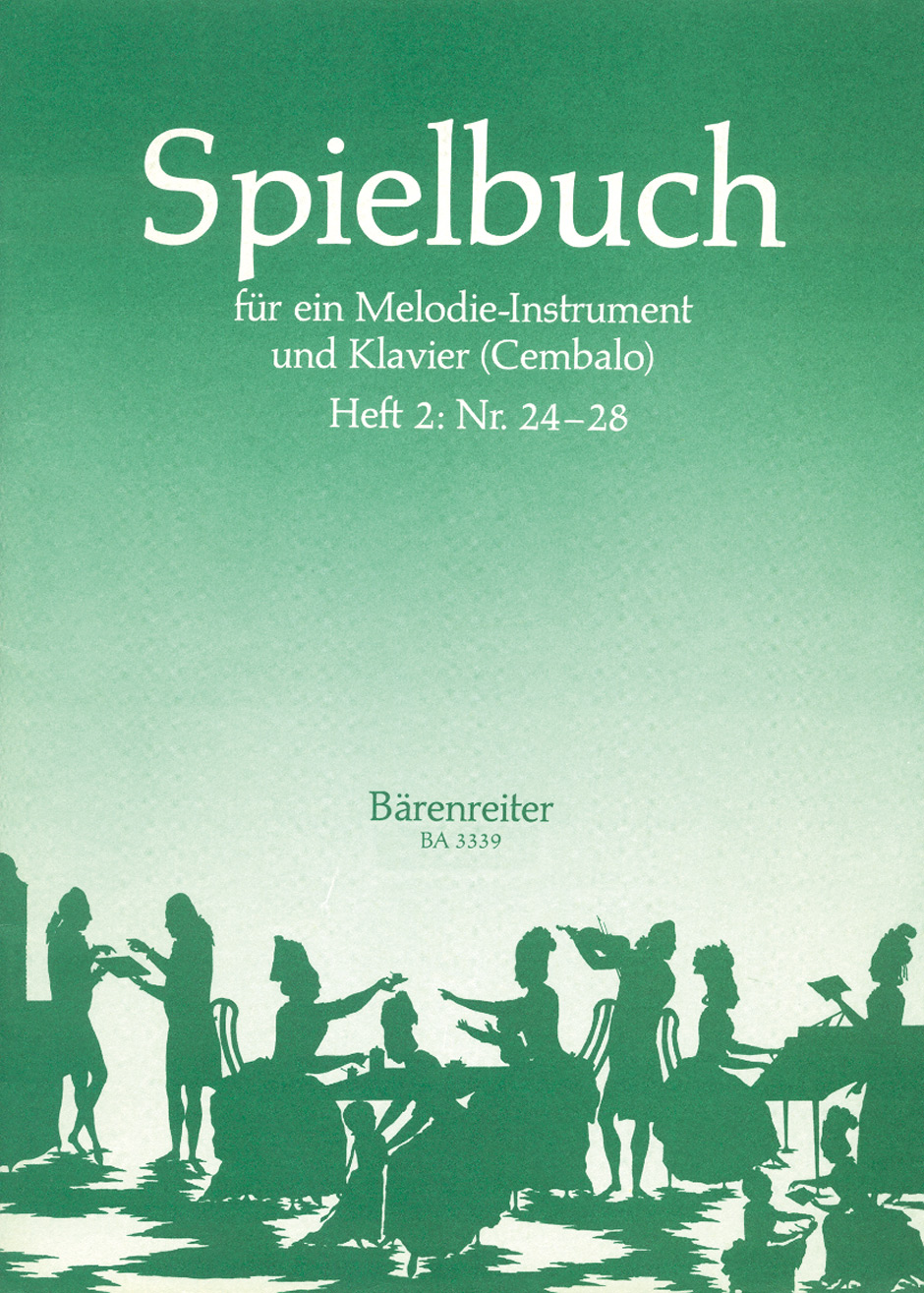 Vorderes Coverbild Spielbuch für ein Melodieinstrument und Klavier (Cembalo), Band 2