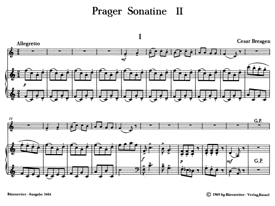 Anderes Coverbild Prager Sonatine Nr. 2 C-Dur