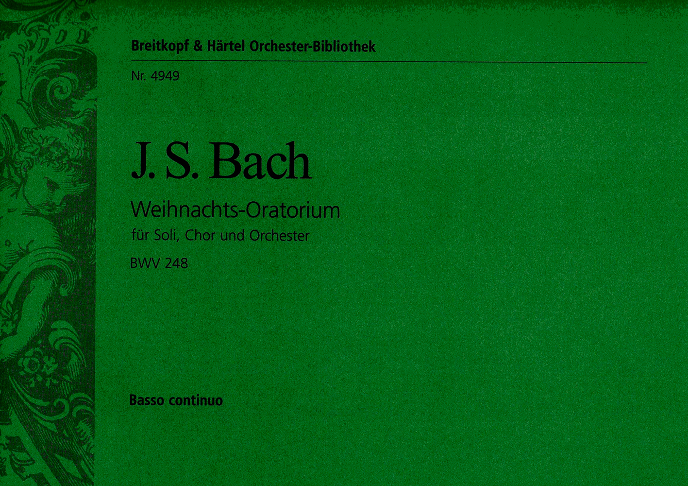 Vorderes Coverbild Weihnachts-Oratorium BWV 248 BWV 248