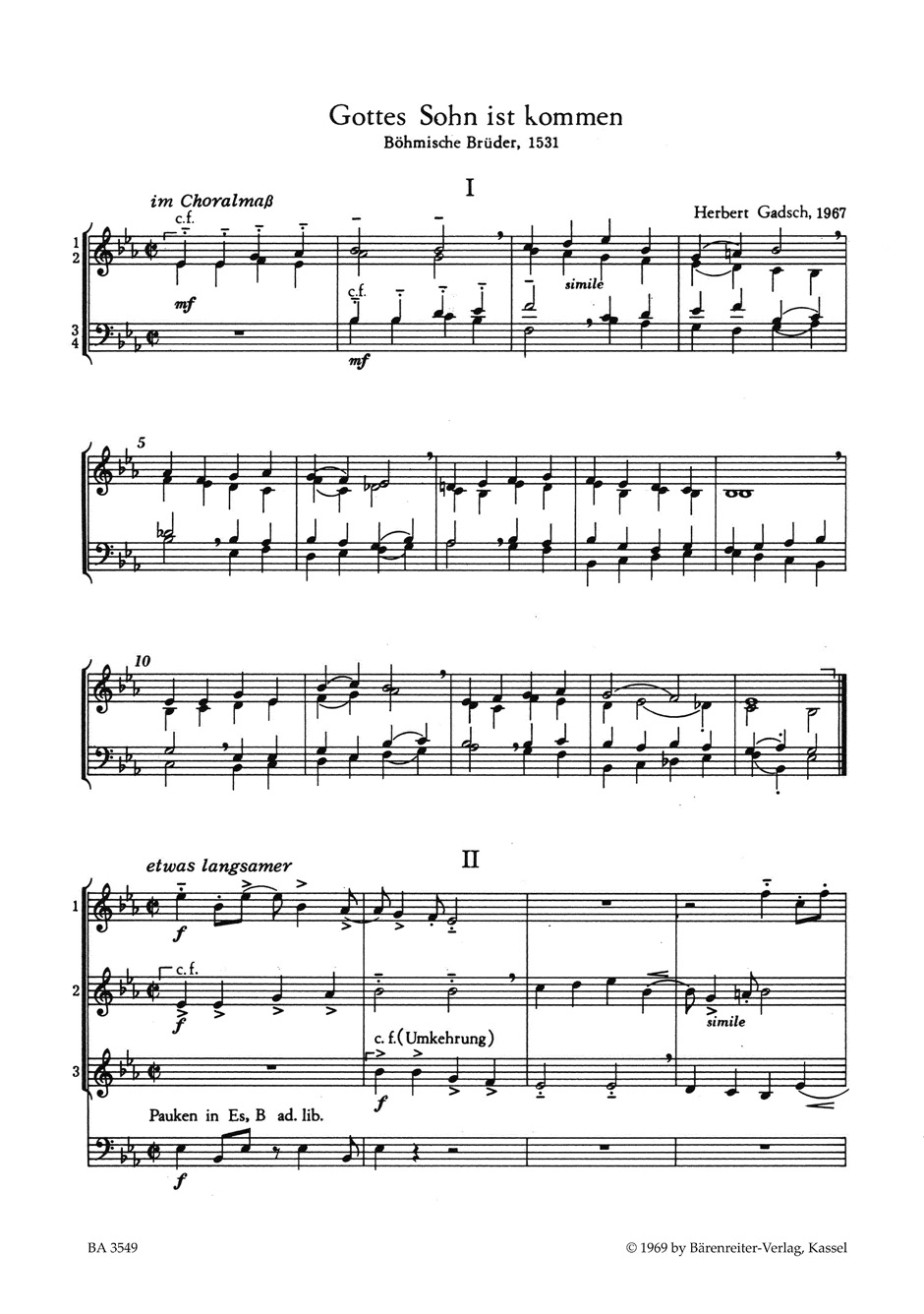 Vorderes Coverbild Choralpartiten für Bläser