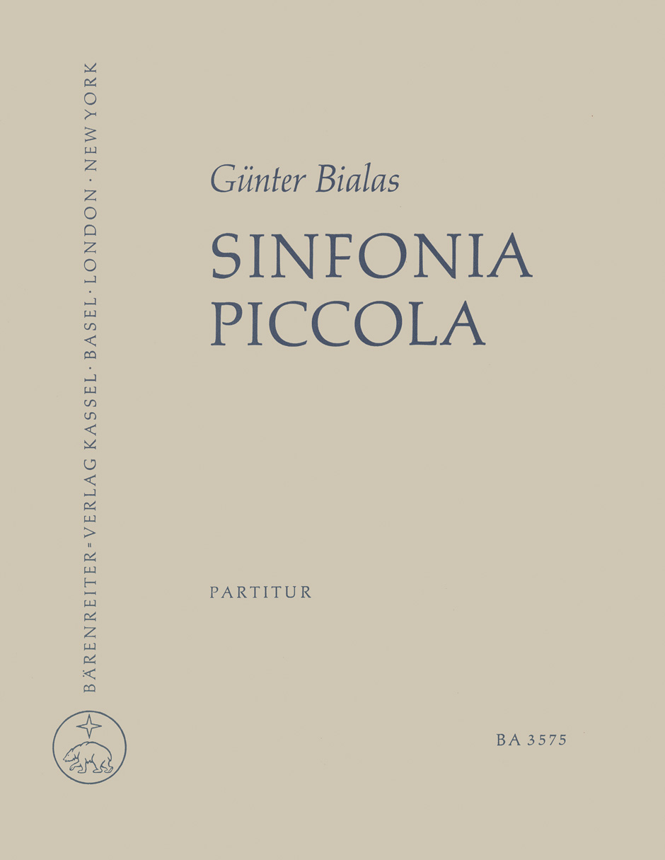 Vorderes Coverbild Sinfonia piccola (1960)