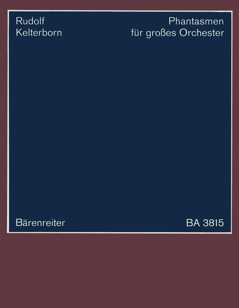 Vorderes Coverbild Phantasmen für großes Orchester (1965/1966)