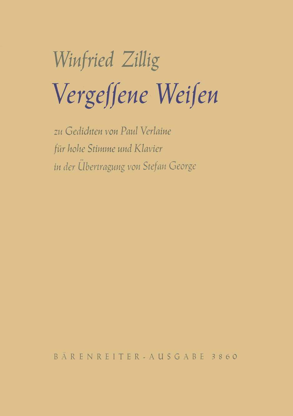 Vorderes Coverbild Vergessene Weisen (1957)