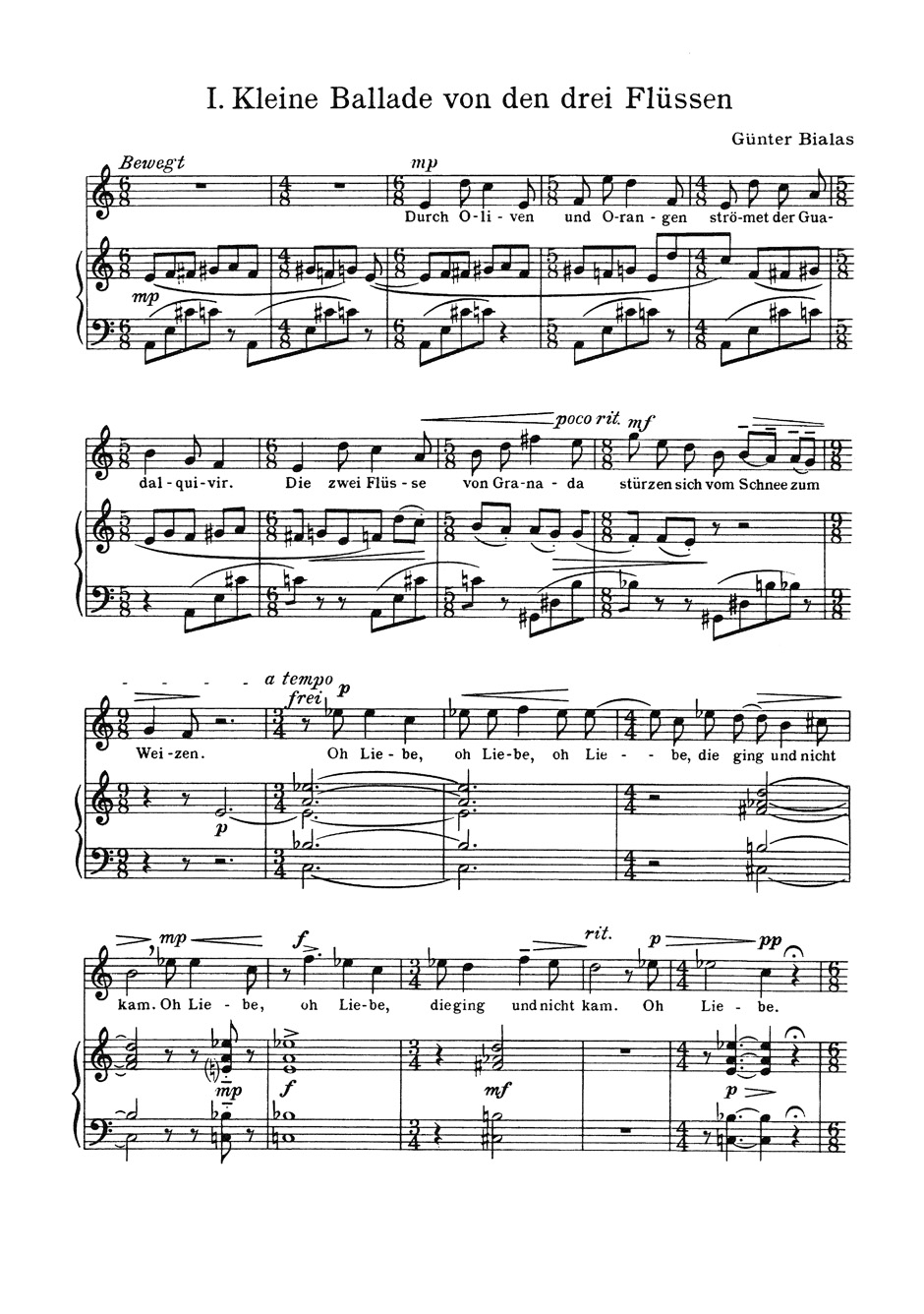 Anderes Coverbild Lieder und Balladen nach Gedichten von Federicio Garcia Lorca für Sopran und Klavier (1957)
