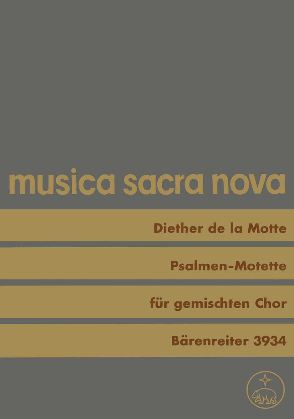 Anderes Coverbild Psalmen-Motette (1960)