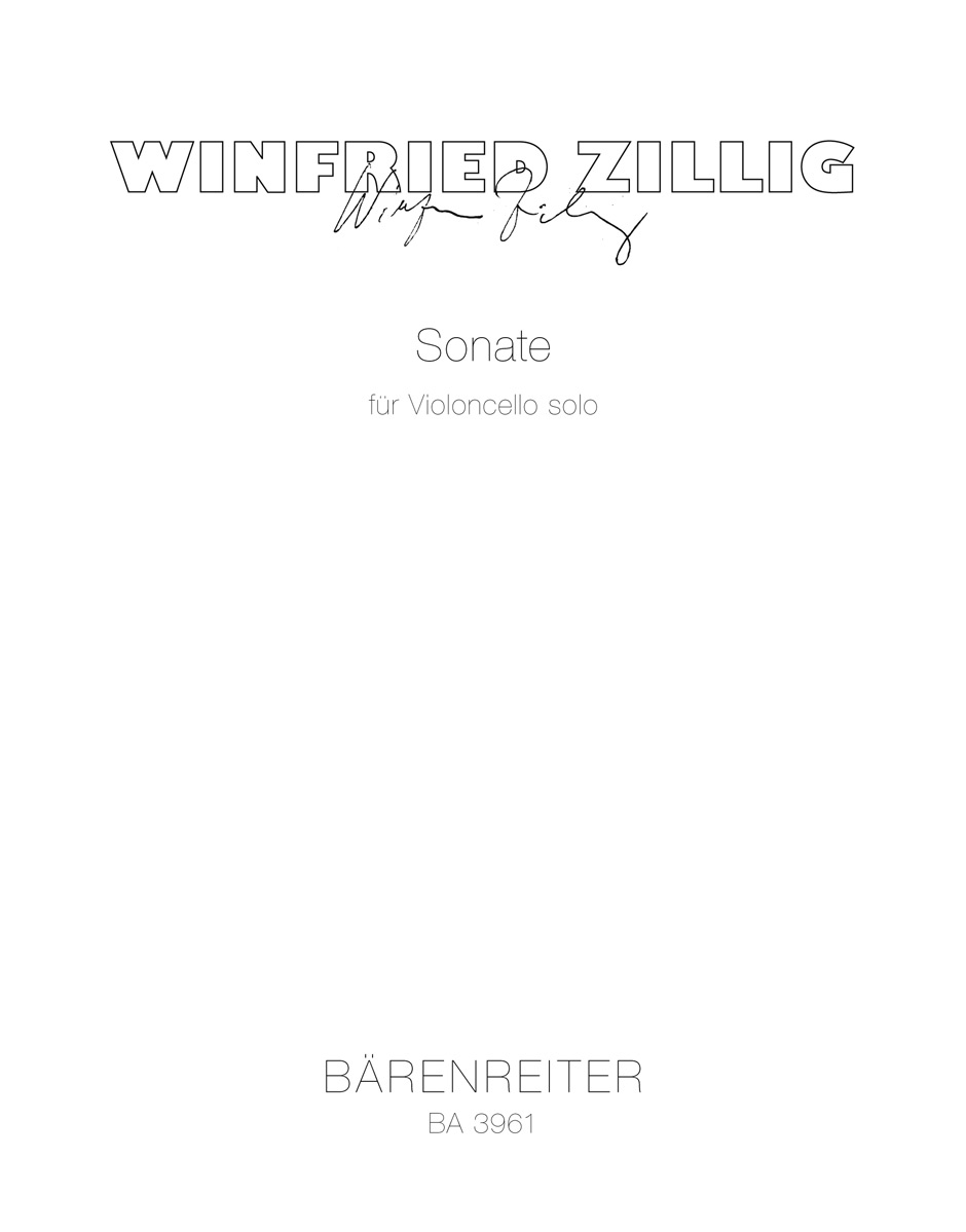 Vorderes Coverbild Sonate für Violoncello solo (1958)